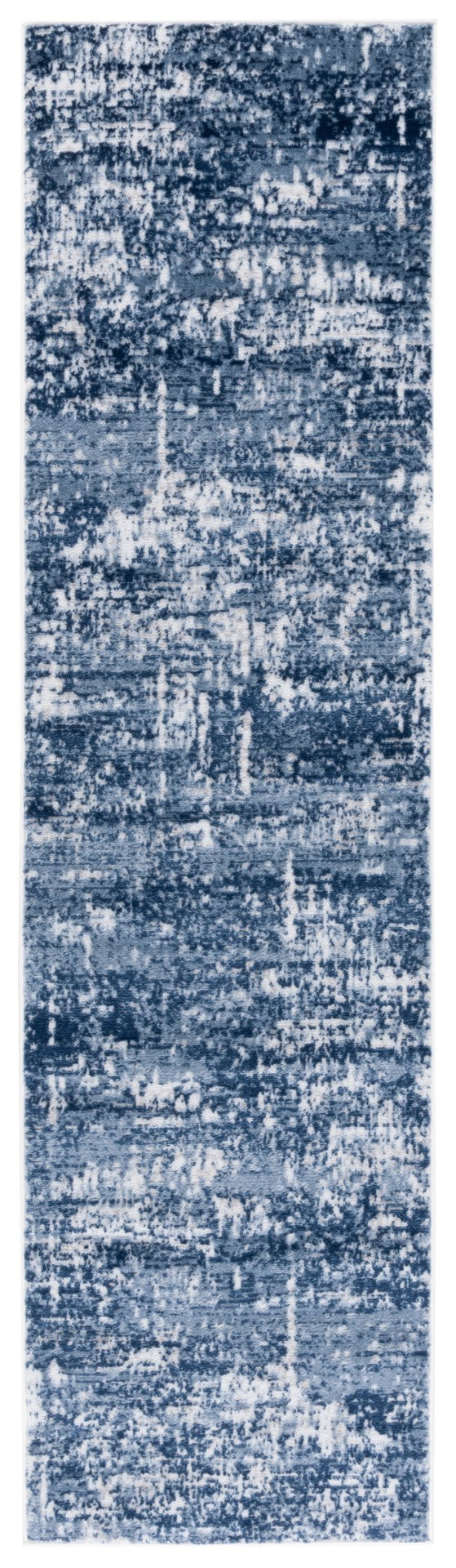 Safavieh Amelia 700 Power Loomed Contemporary Rug Ivory / Dark Blue 75% Polypropylene 25% Shrink Polyester