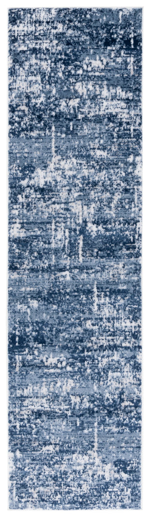 Safavieh Amelia Area Rug - Modern Turkish Design For Elegant Living Spaces, Perfect Blend Of Comfort & Style Ivory ,Dark Blue 75% Polypropylene 25% Shrink Polyester Ala700m-1115