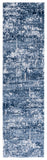 Safavieh Amelia 700 Power Loomed Contemporary Rug Ivory / Dark Blue 75% Polypropylene 25% Shrink Polyester