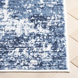 Safavieh Amelia 700 Power Loomed Contemporary Rug Ivory / Dark Blue 75% Polypropylene 25% Shrink Polyester