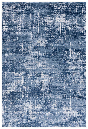 Safavieh Amelia Elegant 5'3" X 7'6" Ivory & Dark Blue Area Rug - Contemporary Style, Oeko-tex Certified Quality Ivory ,Dark Blue 75% Polypropylene 25% Shrink Polyester Ala700m-5