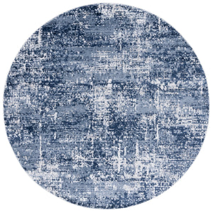 Safavieh Amelia Area Rug - Modern Turkish Design For Elegant Living Spaces, Perfect Blend Of Comfort & Style Ivory ,Dark Blue 75% Polypropylene 25% Shrink Polyester Ala700m-1115