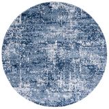 Safavieh Amelia 700 Power Loomed Contemporary Rug Ivory / Dark Blue 75% Polypropylene 25% Shrink Polyester