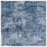 Safavieh Amelia 700 Power Loomed Contemporary Rug Ivory / Dark Blue 75% Polypropylene 25% Shrink Polyester