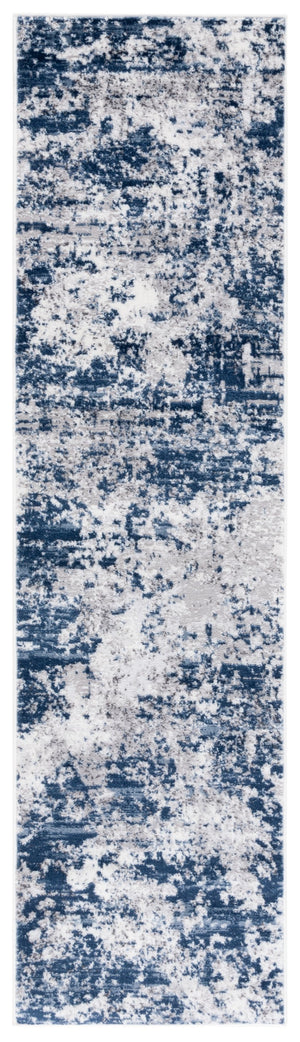 Safavieh Amelia Contemporary Oversized Area Rug In Ivory And Navy - Elevate Your Home Décor With Style Ivory ,Navy 75% Polypropylene 25% Shrink Polyester Ala705a-212