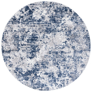 Safavieh Amelia Contemporary Oversized Area Rug In Ivory And Navy - Elevate Your Home Décor With Style Ivory ,Navy 75% Polypropylene 25% Shrink Polyester Ala705a-212