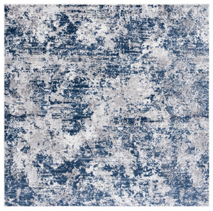 Safavieh Amelia 705 Power Loomed Contemporary Rug Ivory / Navy 75% Polypropylene 25% Shrink Polyester
