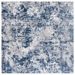 Safavieh Amelia Area Rug - Contemporary Power Loomed Design In Elegant Ivory And Navy For Modern Homes Ivory ,Navy 75% Polypropylene 25% Shrink Polyester Ala705a-4