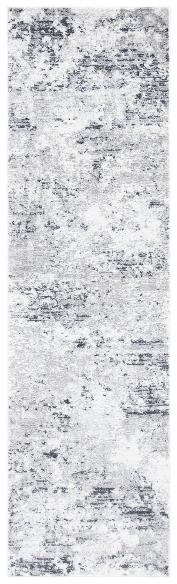 Safavieh Amelia Contemporary Square Area Rug In Grey Ivory — Low-Profile, Durable Power-Loomed Design For Modern Homes 8'-0" x 8'-0" ALA705G-8SQ