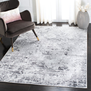 Safavieh Amelia Contemporary Oversized Area Rug In Ivory And Navy - Elevate Your Home Décor With Style Grey ,Ivory 75% Polypropylene 25% Shrink Polyester Ala705g-222