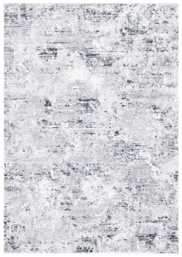 Safavieh Amelia Contemporary Oversized Area Rug In Ivory And Navy - Elevate Your Home Décor With Style Grey ,Ivory 75% Polypropylene 25% Shrink Polyester Ala705g-222