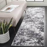 Safavieh Amelia 705 Power Loomed Contemporary Rug Charcoal / Ivory 75% Polypropylene 25% Shrink Polyester