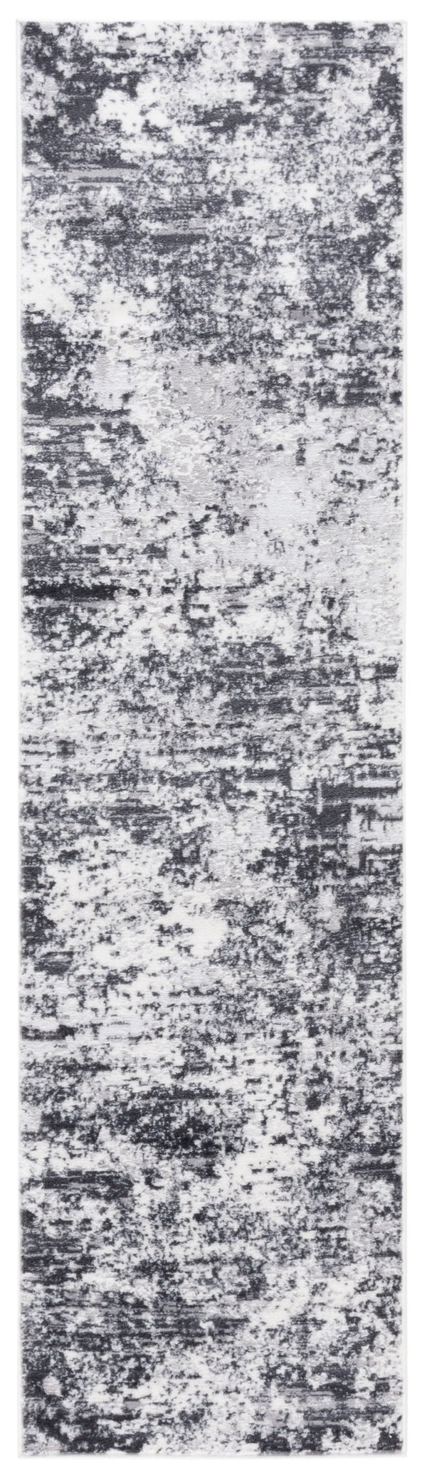 Safavieh Amelia Area Rug - Contemporary Power Loomed Design In Elegant Ivory And Navy For Modern Homes Charcoal ,Ivory 75% Polypropylene 25% Shrink Polyester Ala705h-6