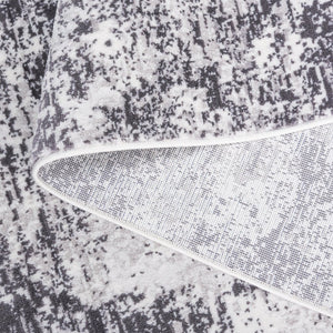 Safavieh Amelia Area Rug - Contemporary Power Loomed Design In Elegant Ivory And Navy For Modern Homes Charcoal ,Ivory 75% Polypropylene 25% Shrink Polyester Ala705h-6