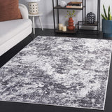 Safavieh Amelia 705 Power Loomed Contemporary Rug Charcoal / Ivory 75% Polypropylene 25% Shrink Polyester