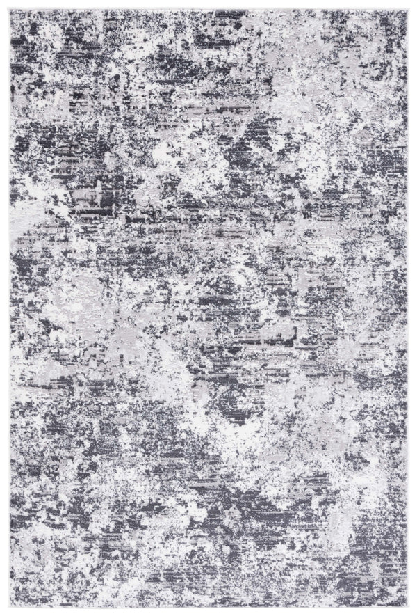 Safavieh Amelia Contemporary Oversized Area Rug In Ivory And Navy - Elevate Your Home Décor With Style Charcoal ,Ivory 75% Polypropylene 25% Shrink Polyester Ala705h-24