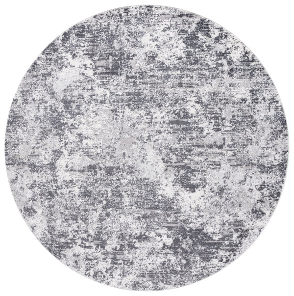 Safavieh Amelia Contemporary Oversized Area Rug In Ivory And Navy - Elevate Your Home Décor With Style Charcoal ,Ivory 75% Polypropylene 25% Shrink Polyester Ala705h-24