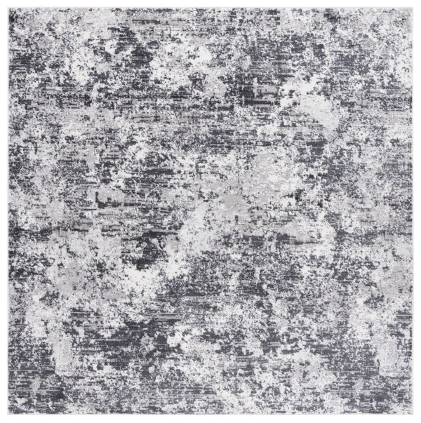 Safavieh Amelia Contemporary Oversized Area Rug In Ivory And Navy - Elevate Your Home Décor With Style Charcoal ,Ivory 75% Polypropylene 25% Shrink Polyester Ala705h-24