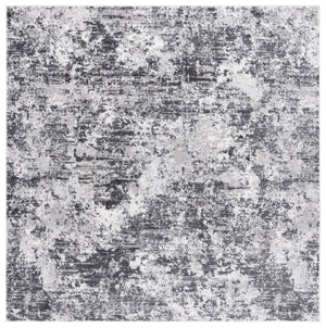Safavieh Amelia Area Rug - Contemporary Power Loomed Design In Elegant Ivory And Navy For Modern Homes Charcoal ,Ivory 75% Polypropylene 25% Shrink Polyester Ala705h-6
