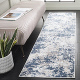 Safavieh Amelia 705 Power Loomed Contemporary Rug Dark Blue / Grey 75% Polypropylene 25% Shrink Polyester