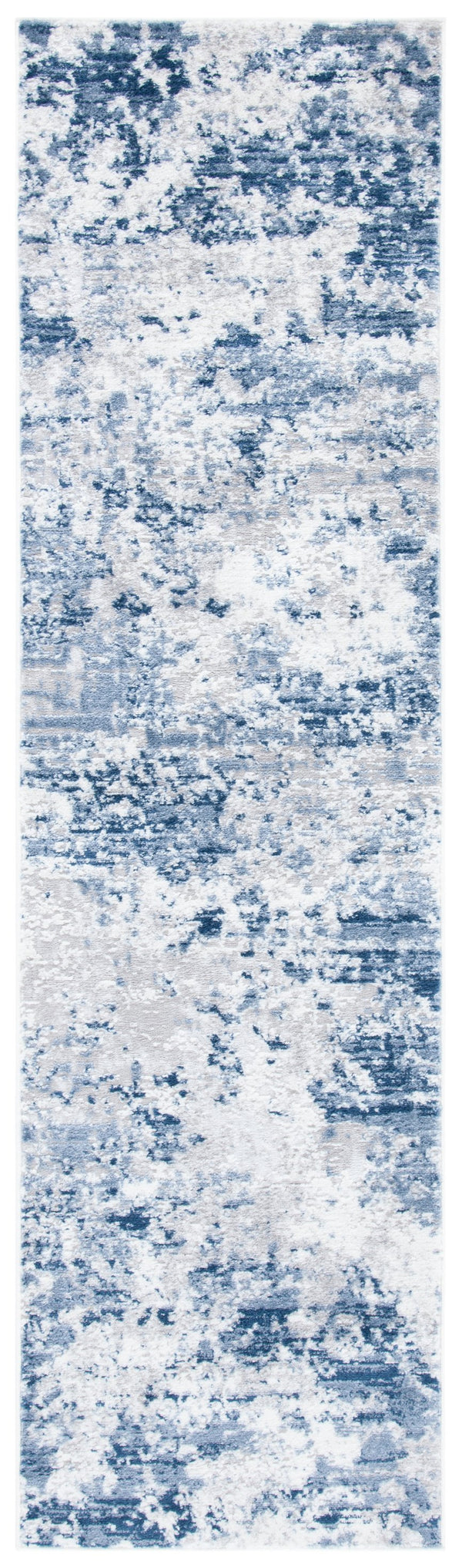 Safavieh Amelia Contemporary Oversized Area Rug In Ivory And Navy - Elevate Your Home Décor With Style Navy ,Grey 75% Polypropylene 25% Shrink Polyester Ala705n-10r