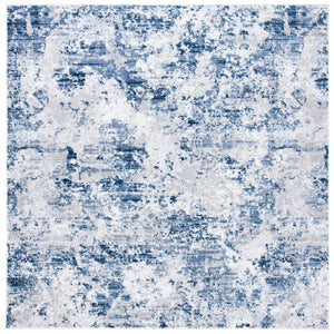 Safavieh Amelia Contemporary Oversized Area Rug In Ivory And Navy - Elevate Your Home Décor With Style Navy ,Grey 75% Polypropylene 25% Shrink Polyester Ala705n-10r