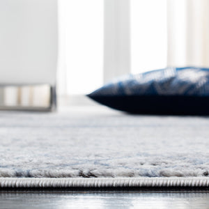 Safavieh Amelia Contemporary Geometric Area Rug - Elegant Grey To Light Blue Design For High-traffic Spaces Grey ,Light Blue 75% Polypropylene 25% Shrink Polyester Ala761g-218