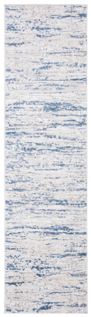 Safavieh Amelia Luxurious Abstract Area Rug – Plush Softness, Durable Design, Perfect For Modern Spaces Ivory ,Blue 75% Polypropylene 25% Shrink Polyester Ala768a-10sq