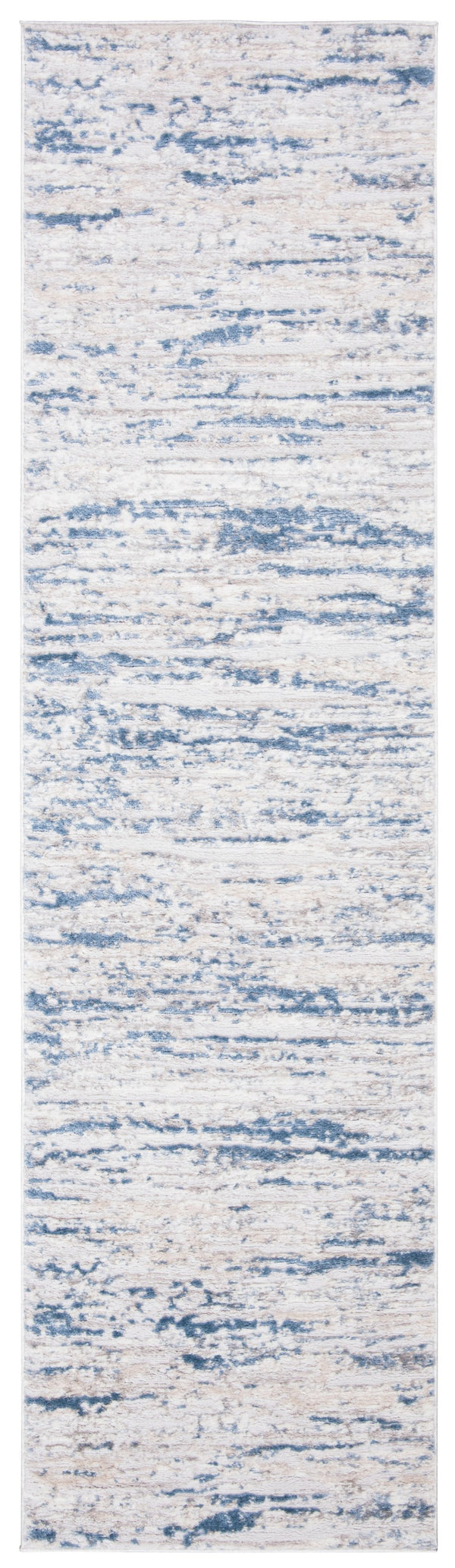 Safavieh Amelia Luxurious Abstract Area Rug – Plush Softness, Durable Design, Perfect For Modern Spaces Ivory ,Blue 75% Polypropylene 25% Shrink Polyester Ala768a-10sq