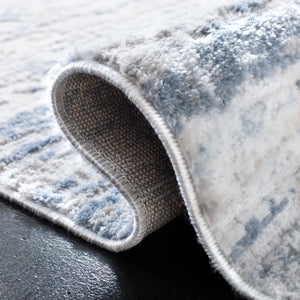 Safavieh Amelia Luxurious Abstract Area Rug – Plush Softness, Durable Design, Perfect For Modern Spaces Ivory ,Blue 75% Polypropylene 25% Shrink Polyester Ala768a-10sq