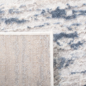 Safavieh Amelia Luxurious Abstract Area Rug – Plush Softness, Durable Design, Perfect For Modern Spaces Ivory ,Blue 75% Polypropylene 25% Shrink Polyester Ala768a-10sq