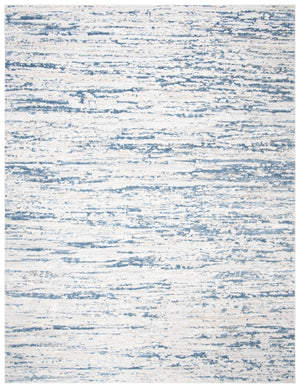 Safavieh Amelia Luxurious Abstract Area Rug – Plush Softness, Durable Design, Perfect For Modern Spaces Ivory ,Blue 75% Polypropylene 25% Shrink Polyester Ala768a-10sq