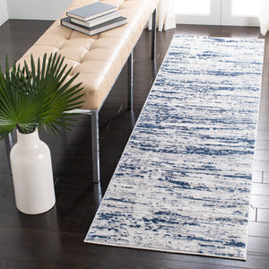 Safavieh Amelia Elegant Area Rug - Sophisticated Contemporary Design For Any Living Space, Made In Turkey Grey ,Navy 75% Polypropylene 25% Shrink Polyester Ala768b-68ov