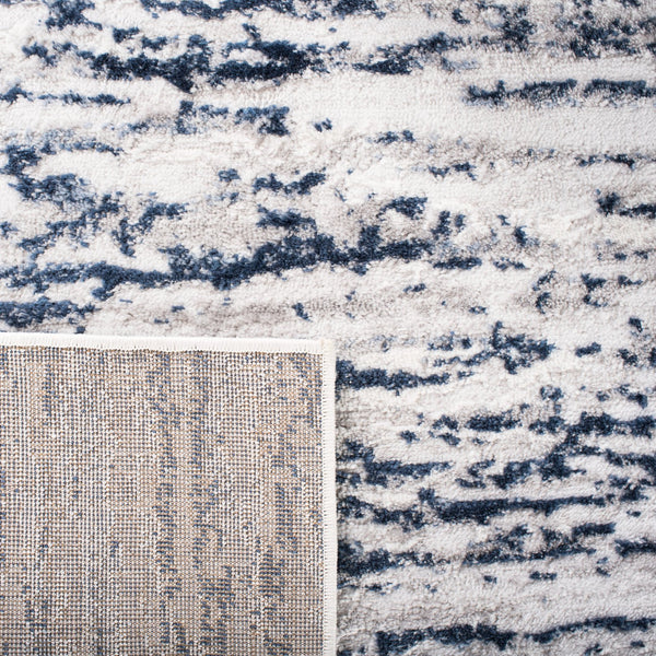 Safavieh Amelia Elegant Area Rug - Sophisticated Contemporary Design For Any Living Space, Made In Turkey Grey ,Navy 75% Polypropylene 25% Shrink Polyester Ala768b-68ov