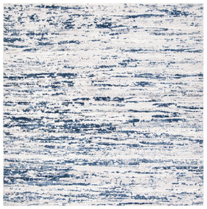 Safavieh Amelia Luxurious Abstract Area Rug – Plush Softness, Durable Design, Perfect For Modern Spaces Grey ,Navy 75% Polypropylene 25% Shrink Polyester Ala768b-8r