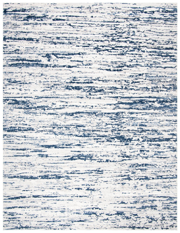 Safavieh Amelia Luxurious Abstract Area Rug – Plush Softness, Durable Design, Perfect For Modern Spaces Grey ,Navy 75% Polypropylene 25% Shrink Polyester Ala768b-8r