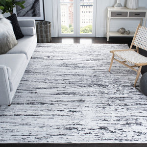 Safavieh Amelia Elegant Area Rug - Sophisticated Contemporary Design For Any Living Space, Made In Turkey Light Grey ,Charcoal 75% Polypropylene 25% Shrink Polyester Ala768f-68ov