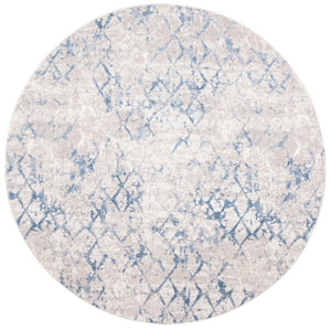Safavieh Amelia Power Loomed Area Rug Solid Neutral Tones for Modern Living Spaces 8' x 8' Round ALA783G-8R