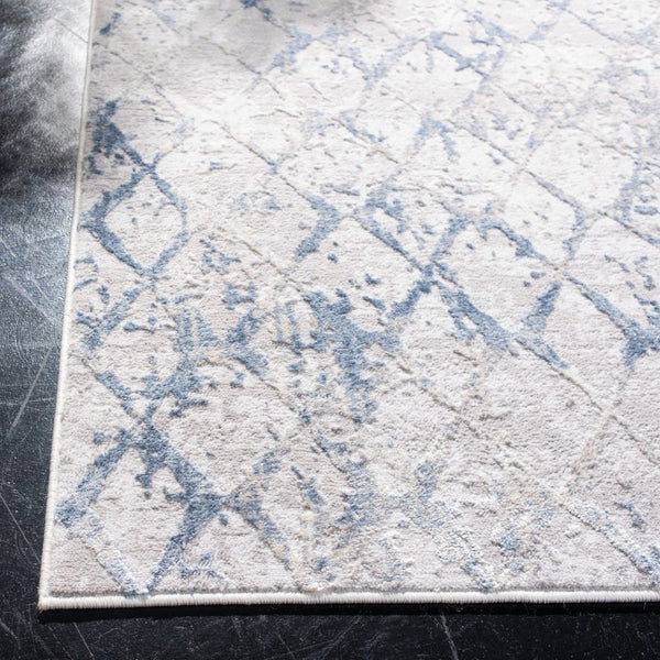 Safavieh Amelia Power Loomed Area Rug Solid Neutral Tones for Modern Living Spaces 8' x 8' Square ALA783G-8SQ