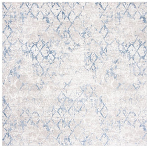 Safavieh Amelia Power Loomed Area Rug Solid Neutral Tones for Modern Living Spaces 8' x 8' Square ALA783G-8SQ