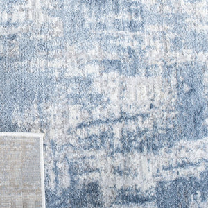 Safavieh Amelia Power-Loomed Polypropylene Runner Rug for Hallways in Ivory and Blue 2'-2" x 4'-0" ALA786A-24