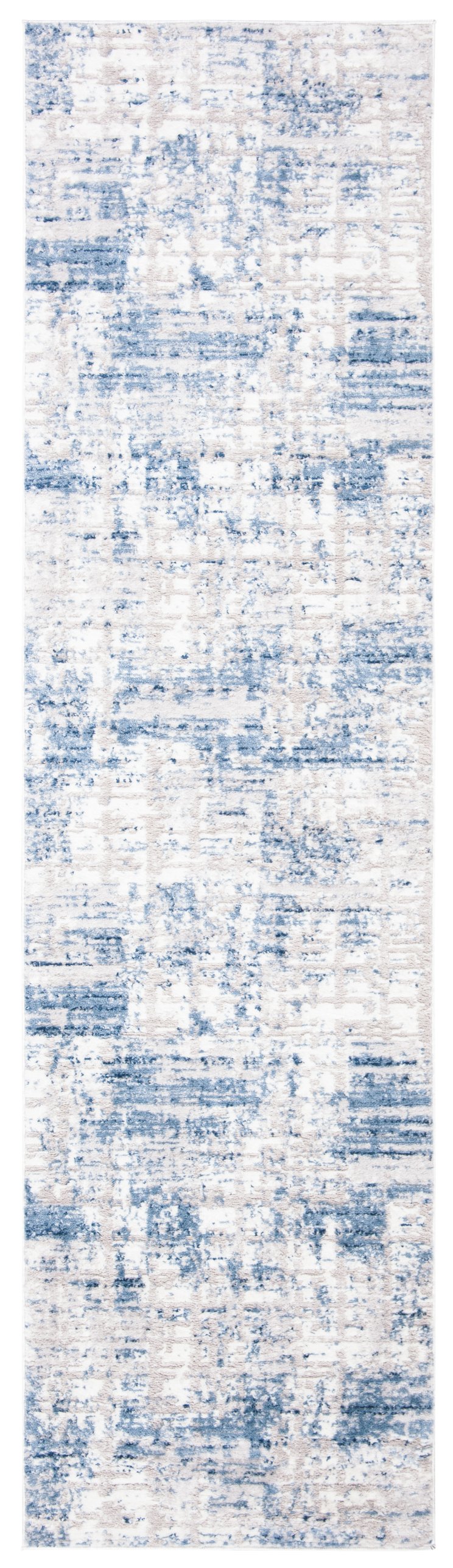 Safavieh Amelia Contemporary Area Rug – Elegant Turkish Design For Modern Décor, Perfect For Living Spaces Blue ,Grey 75% Polypropylene 25% Shrink Polyester Ala786m-68