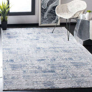 Safavieh Amelia Contemporary Area Rug – Elegant Turkish Design For Modern Décor, Perfect For Living Spaces Blue ,Grey 75% Polypropylene 25% Shrink Polyester Ala786m-68