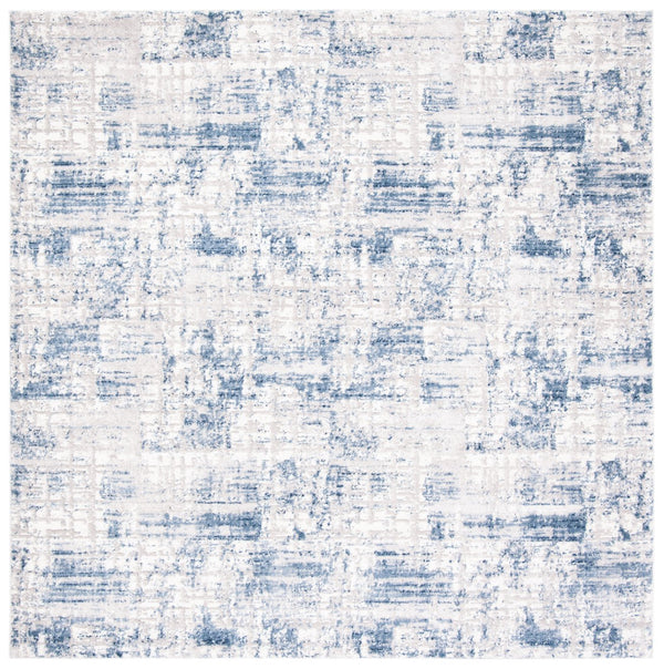 Safavieh Amelia Contemporary Area Rug – Elegant Turkish Design For Modern Décor, Perfect For Living Spaces Blue ,Grey 75% Polypropylene 25% Shrink Polyester Ala786m-68