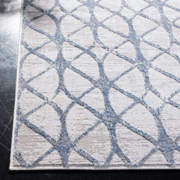 Safavieh Amelia Power Loomed Polypropylene Area Rug in Grey Blue for Modern Living Rooms ALA792F-68