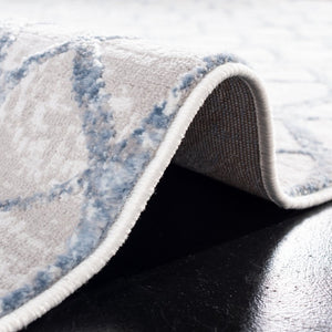 Safavieh Amelia Power Loomed Polypropylene Area Rug in Grey Blue for Modern Living Rooms ALA792F-68