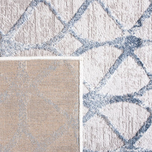 Safavieh Amelia Power Loomed Polypropylene Area Rug in Grey Blue for Modern Living Rooms ALA792F-68