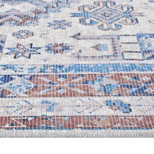Amer Rugs Alaska Vintage Medallion Machine-washable Area Rug – Soft, Durable, And Perfect For Busy Homes Beige,Red Polyester, Cotton Ala892119