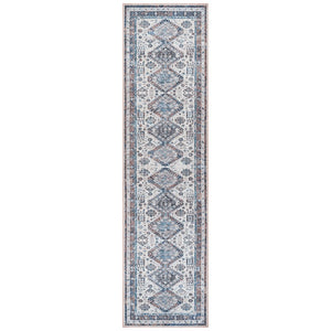 Amer Rugs Alaska Vintage Medallion Machine-washable Area Rug – Soft, Durable, And Perfect For Busy Homes Beige,Red Polyester, Cotton Ala82710