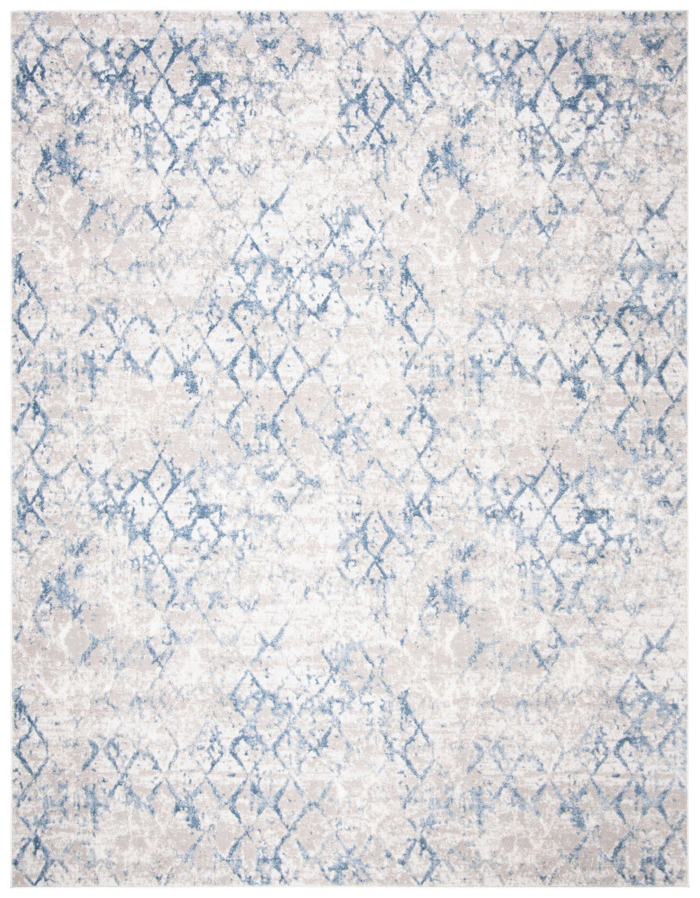 Safavieh Vienna 8' X 10' Light Grey Blue Area Rug - Modern Turkish Design, Plush Comfort & Elegant Style Light Grey ,Blue 75% Polypropylene 25% Shrink Polyester Alas783g-8